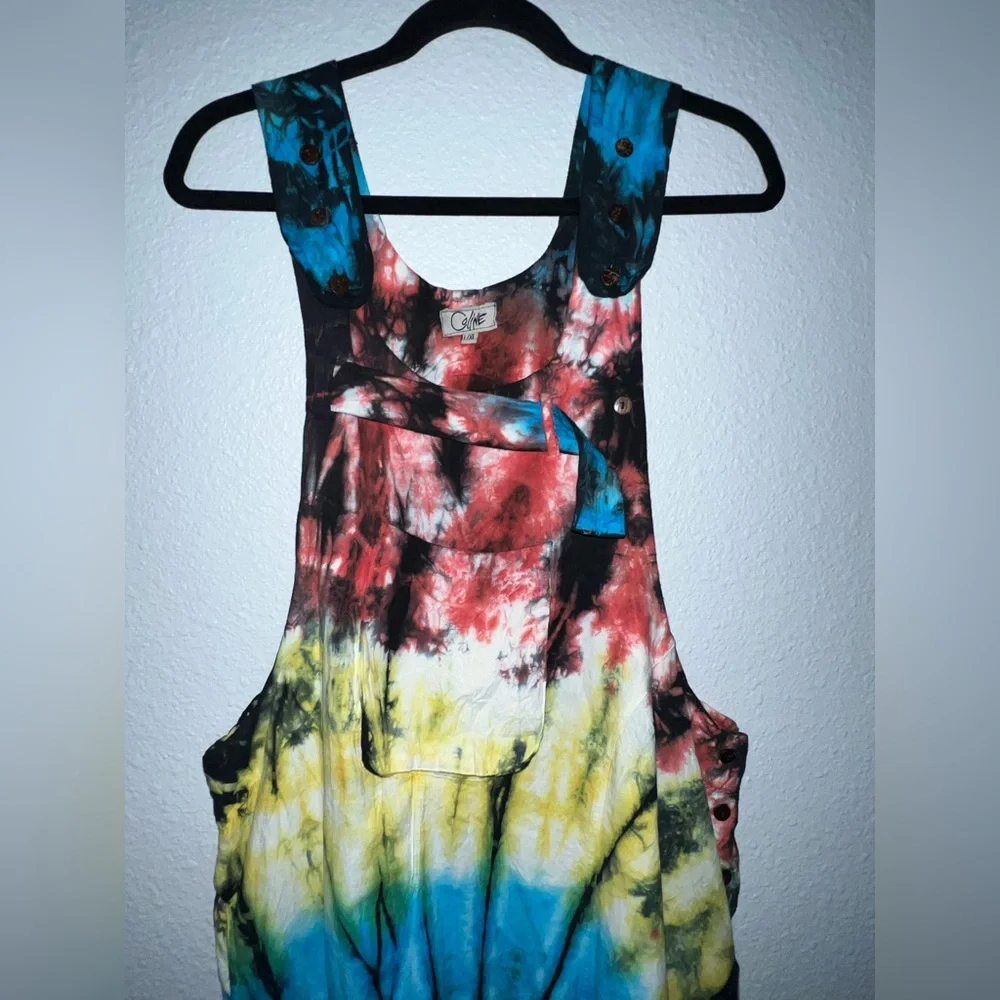 COLINE Tie-Dye Colorful Jumper Size L/XL. - Picture 2 of 13